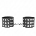 Handgelenkfesseln mit Druckverschluss Schwarz Verstellbar 19-24 cm X 5,5 cm von Kink Wrist Restraint