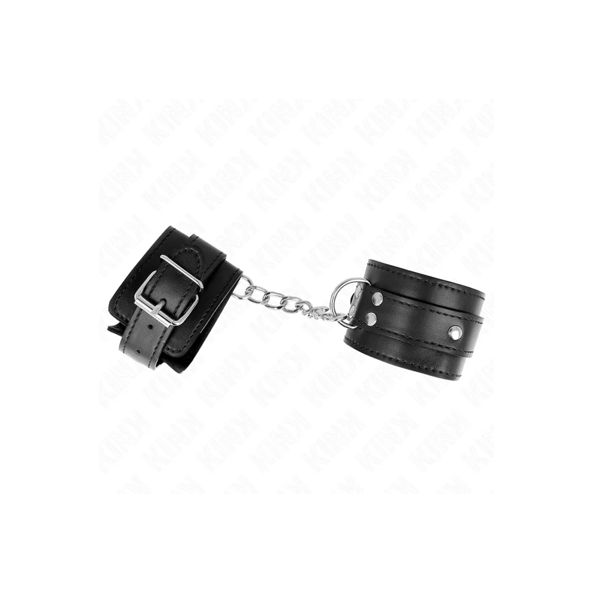3 D-Ring Handgelenkfesseln Verstellbar Schwarz 17,5-25 cm X 6 cm von Kink Wrist Restraint | Fesselliebe.de