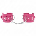 3 D-Ring Handgelenkfesseln Verstellbar Rosa 17,5-25 cm X 6 cm von Kink Wrist Restraint
