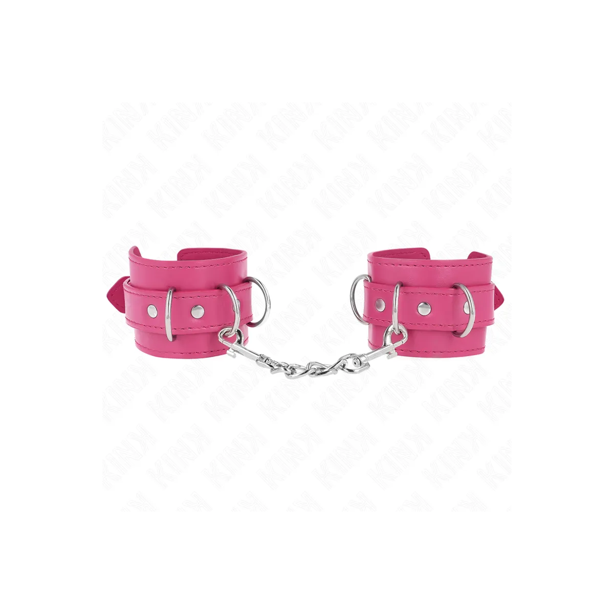 3 D-Ring Handgelenkfesseln Verstellbar Rosa 17,5-25 cm X 6 cm von Kink Wrist Restraint | Fesselliebe.de