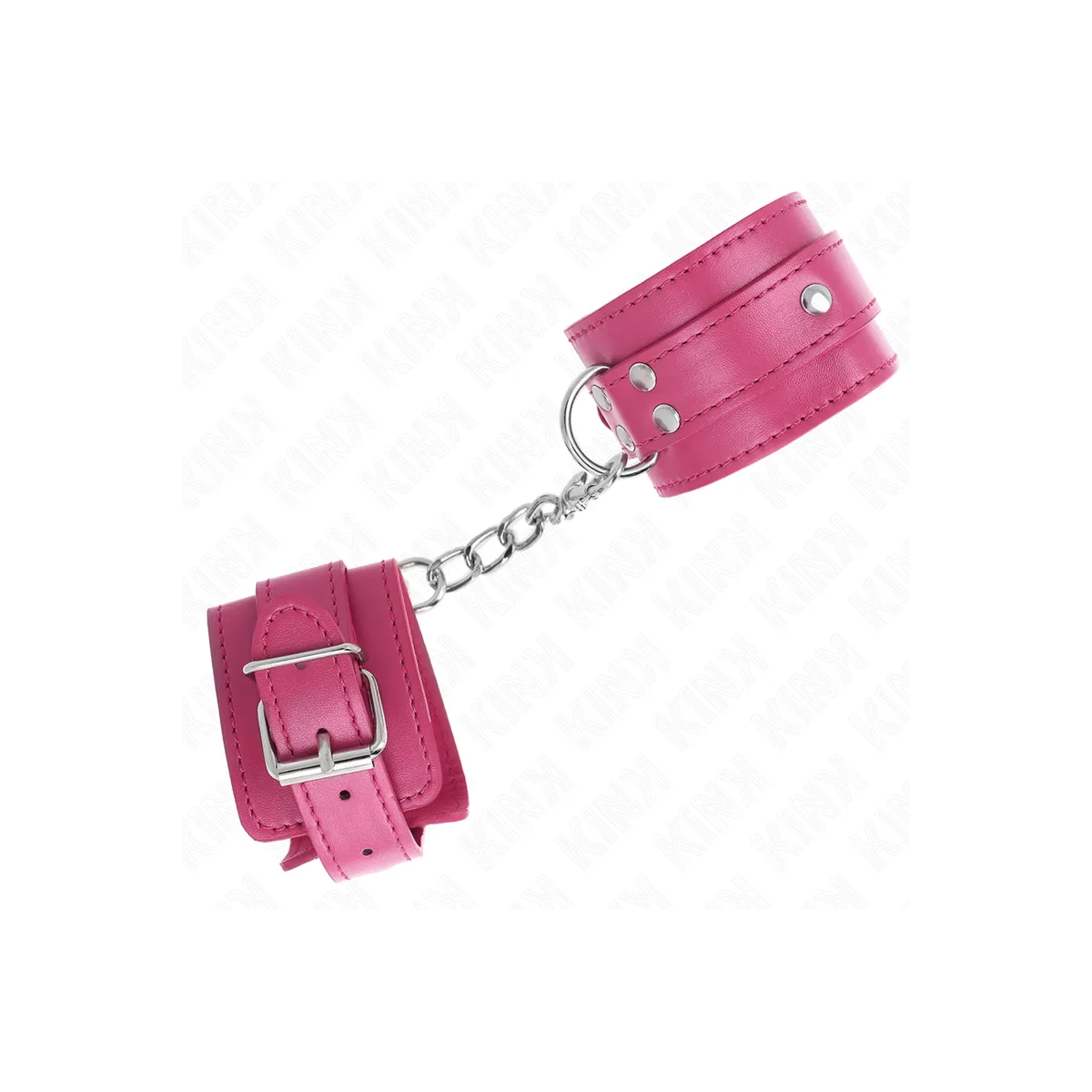 3 D-Ring Handgelenkfesseln Verstellbar Rosa 17,5-25 cm X 6 cm von Kink Wrist Restraint | Fesselliebe.de