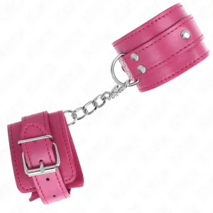 3 D-Ring Handgelenkfesseln Verstellbar Rosa 17,5-25 cm X 6 cm von Kink Wrist Restraint