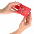 Handgelenkfesseln Rot mit Rotem Gürtel Verstellbar 17-29 cm X 6 cm von Kink Wrist Restraint
