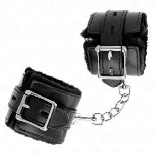 Fesseln mit Quadratischen Löchern, Schwarz und Schwarz, Gürtel 17-29 cm X 6 cm von Kink Wrist Restraint