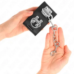 Multiposition Handgelenkfesseln mit Verschluss Schwarz Verstellbar 16-23 cm X 5,5 cm von Kink Wrist Restraint