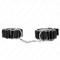 Scharnierähnliche Dünne Handgelenkfesseln Schwarz Verstellbar 16-22 cm X 3,5 cm von Kink Wrist Restraint