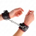 Handgelenkfesseln Rot/Schwarz Verstellbar 17-29 cm X 6 cm von Kink Wrist Restraint