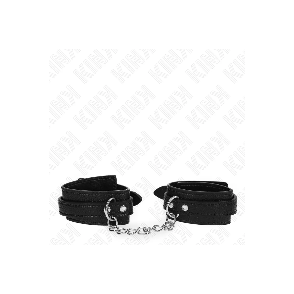 Handgelenkfesseln mit Schlangenmuster, Schwarz, Verstellbar 20-28 cm X 5,4 cm von Kink Wrist Restraint | Fesselliebe.de