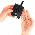 Deluxe Handgelenkfesseln mit Verriegelung, Schwarz, Verstellbar 14,5-21 cm X 6 cm von Kink Wrist Restraint
