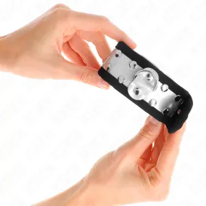 Dünne Handgelenksfesseln Schwarz/Silber 30 X 4 cm von Kink Wrist Restraint