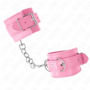 Einfache Handgelenksfesseln Rosa Verstellbar 20-23 cm X 5,5 cm von Kink Wrist Restraint