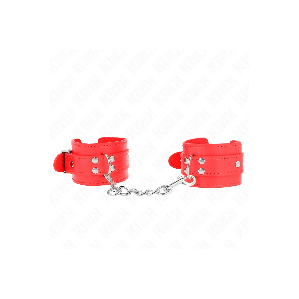 Einfache Handgelenksfesseln Rot Verstellbar 20-23 cm X 5,5 cm von Kink Wrist Restraint | Fesselliebe.de