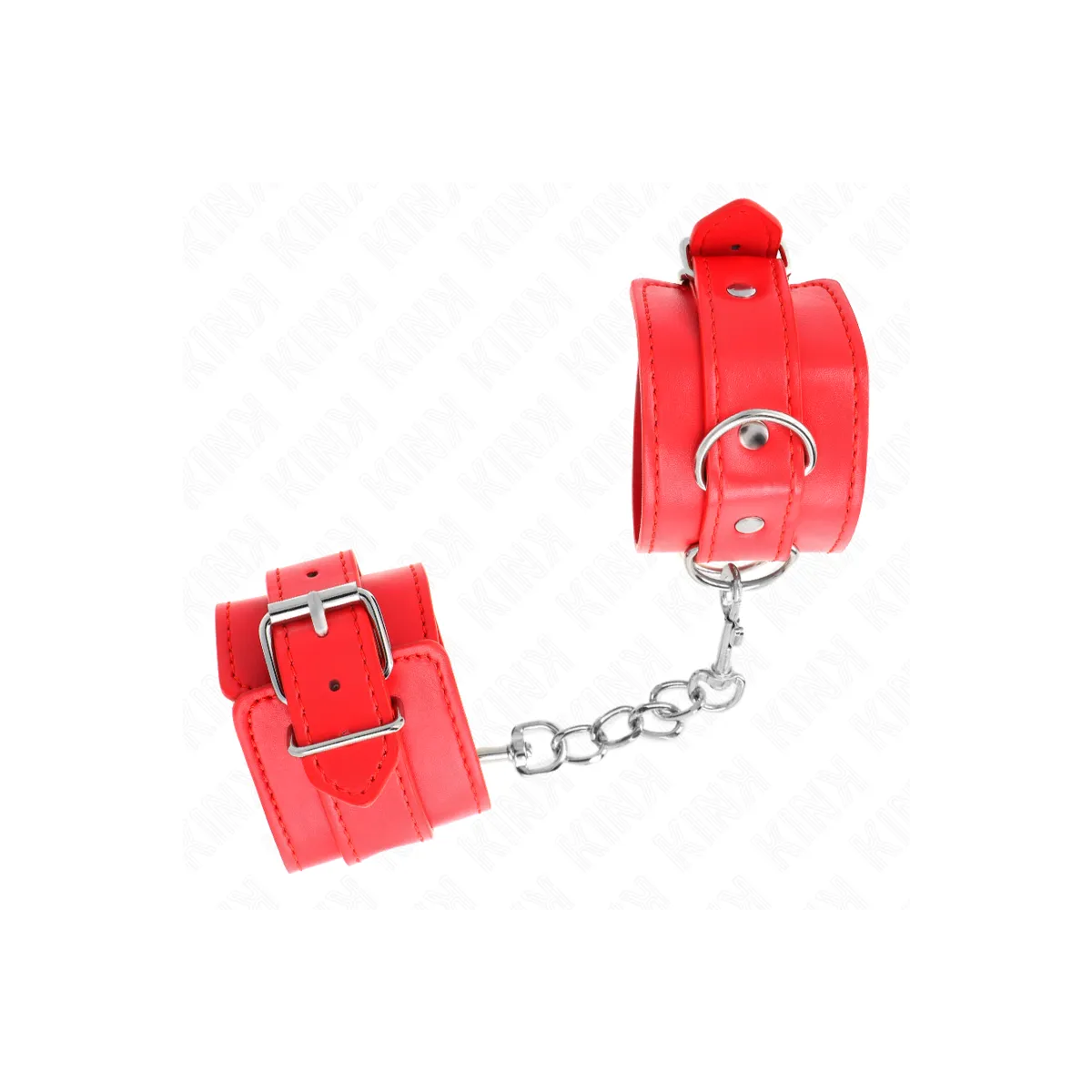 Einfache Handgelenksfesseln Rot Verstellbar 20-23 cm X 5,5 cm von Kink Wrist Restraint | Fesselliebe.de