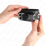 Einfache Handgelenksfesseln Schwarz Verstellbar 20-23 cm X 5,5 cm von Kink Wrist Restraint | Fesselliebe.de
