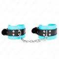 Haken-Handfesseln Blau Pelzgefüttert Verstellbar 20-28 cm X 5,5 cm von Kink Wrist Restraint