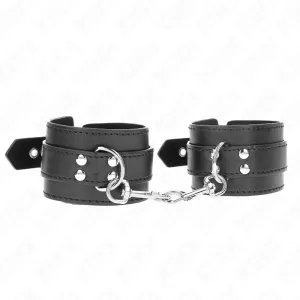 Handgelenkfesseln mit Nieten 35 X 6 cm von Kink Wrist Restraint | Fesselliebe.de