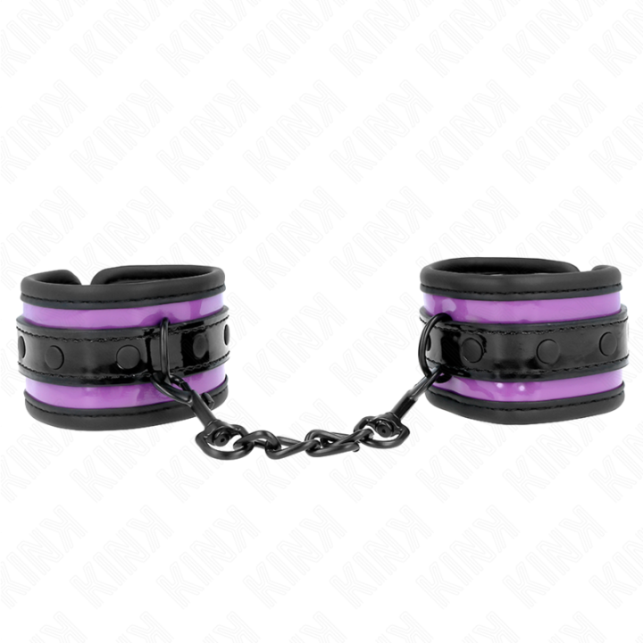 Neopren Handgelenkfesseln Helllila Verstellbar 21-28 cm X 5 cm von Kink Wrist Restraint | Fesselliebe.de