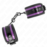 Neopren Handgelenkfesseln Helllila Verstellbar 21-28 cm X 5 cm von Kink Wrist Restraint | Fesselliebe.de