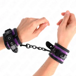 Neopren Handgelenkfesseln Helllila Verstellbar 21-28 cm X 5 cm von Kink Wrist Restraint