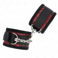 Scandal Handgelenksfesseln Rot-Schwarz von Kink Wrist Restraint