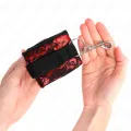 Scandal Handgelenksfesseln Rot-Schwarz von Kink Wrist Restraint