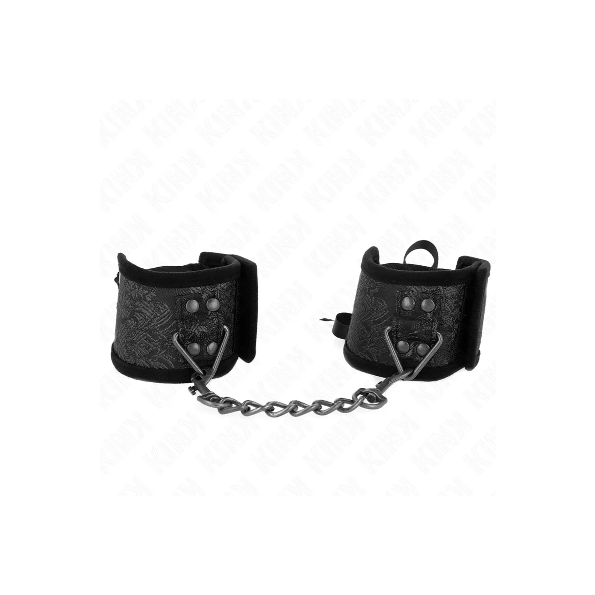 Scandal Handgelenksfesseln Schwarze Spitzendetails 24,5 cm X 6,5 cm von Kink Wrist Restraint | Fesselliebe.de