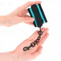 Nylon-Handfessel mit Klettverschluss Schwarz-Blau Verstellbar 18-32 cm X 5 cm von Kink Wrist Restraint
