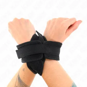 Kreuzmanschetten Schwarz 34 X 5,5 cm von Kink Wrist Restraint