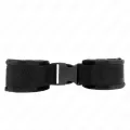 Nylon Bind-Handfesseln mit Klettverschluss Rot-Schwarz Modell 1 Verstellbar 25-35 cm X 6 cm von Kink Wrist Restraint