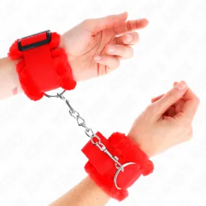 Handgelenkfesseln Rot Verstellbar 17-31 cm X 7 cm von Kink Wrist Restraint