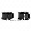 Handgelenkfesseln Schwarz Verstellbar 17-31 cm X 7 cm von Kink Wrist Restraint