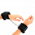 Handgelenkfesseln Schwarz Verstellbar 17-31 cm X 7 cm von Kink Wrist Restraint