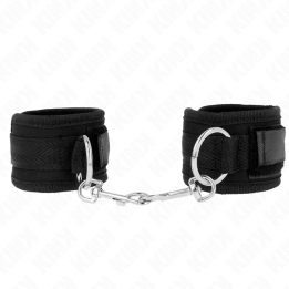 Handgelenkfesseln Schwarz Verstellbar 18-35 cm X 6 cm von Kink Wrist Restraint | Fesselliebe.de