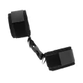 Neopren Handgelenkfesseln mit Klettverschluss Schwarz Verstellbar 22-34 cm von Kink Wrist Restraint