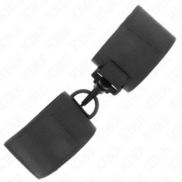 Nylon Handgelenkfesseln Schwarz von Kink Wrist Restraint | Fesselliebe.de