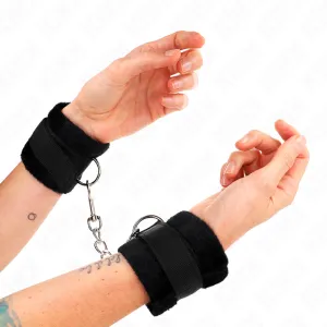 Beginner Pelzhandmanschetten Schwarz 30 X 7 cm von Kink Wrist Restraint