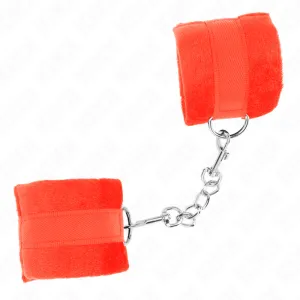 Beginner Pelzhandmanschetten Rot 30 X 7 cm von Kink Wrist Restraint