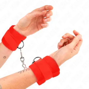Beginner Pelzhandmanschetten Rot 30 X 7 cm von Kink Wrist Restraint