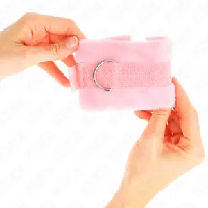 Beginner Pelzhandmanschetten Rosa 30 X 7 cm von Kink Wrist Restraint