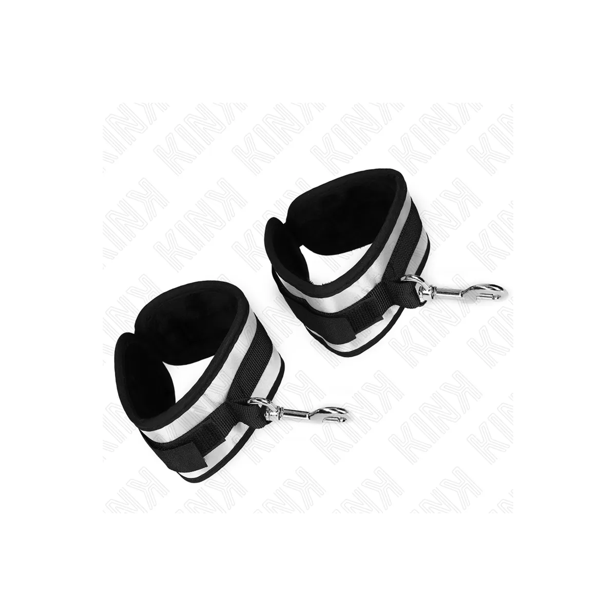 Neopren Handgelenkmanschetten Grau 23 X 5 cm von Kink Wrist Restraint | Fesselliebe.de