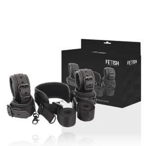 Meisterposition mit 4 Noprene-Gefüttert Handschellen von Fetish Submissive Bondage