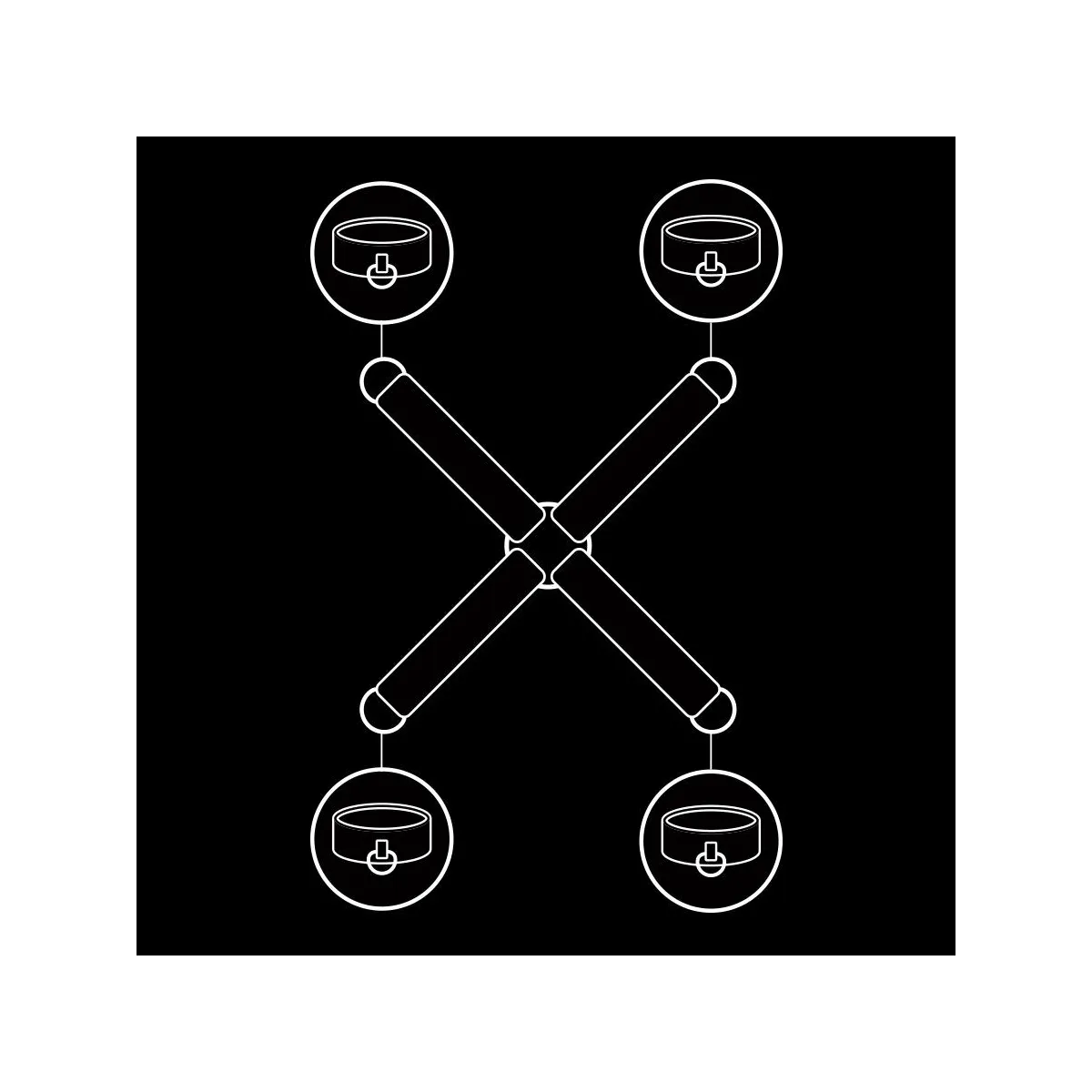 Handschellenverbindung aus Veganem Leder von Fetish Submissive Bondage | Fesselliebe.de