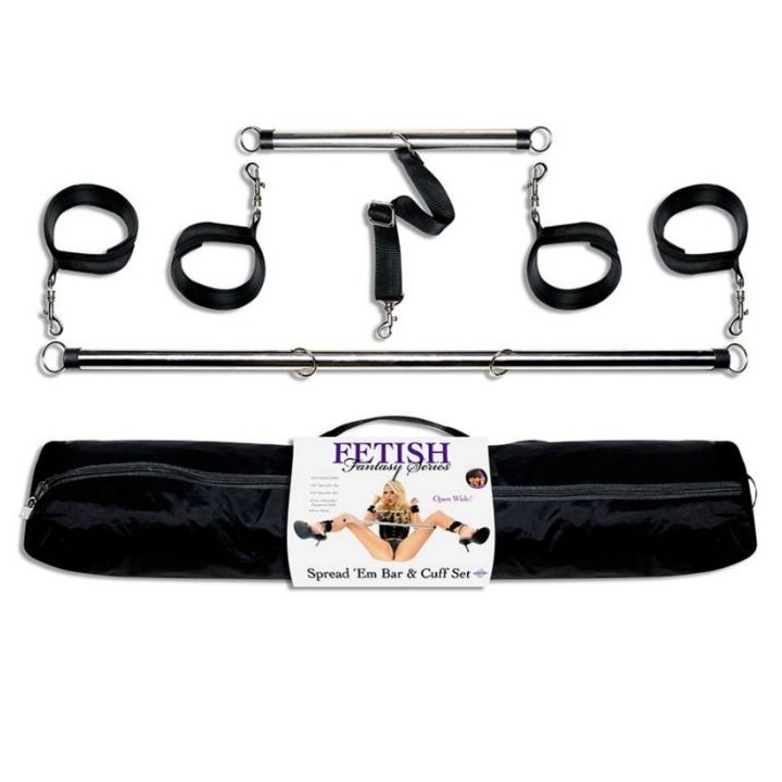 Spread Em Stangen- und Cuff-Set von Fetish Fantasy Series | Fesselliebe.de