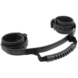 Handschellen mit Noprene-Futter und Griff von Fetish Submissive Bondage | Fesselliebe.de
