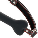 Schwarzer Knochen-Silikon-Knebel von Darkness Bondage | Fesselliebe.de