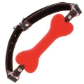 Roter Knochen-Silikon-Knebel von Darkness Bondage