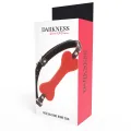 Roter Knochen-Silikon-Knebel von Darkness Bondage