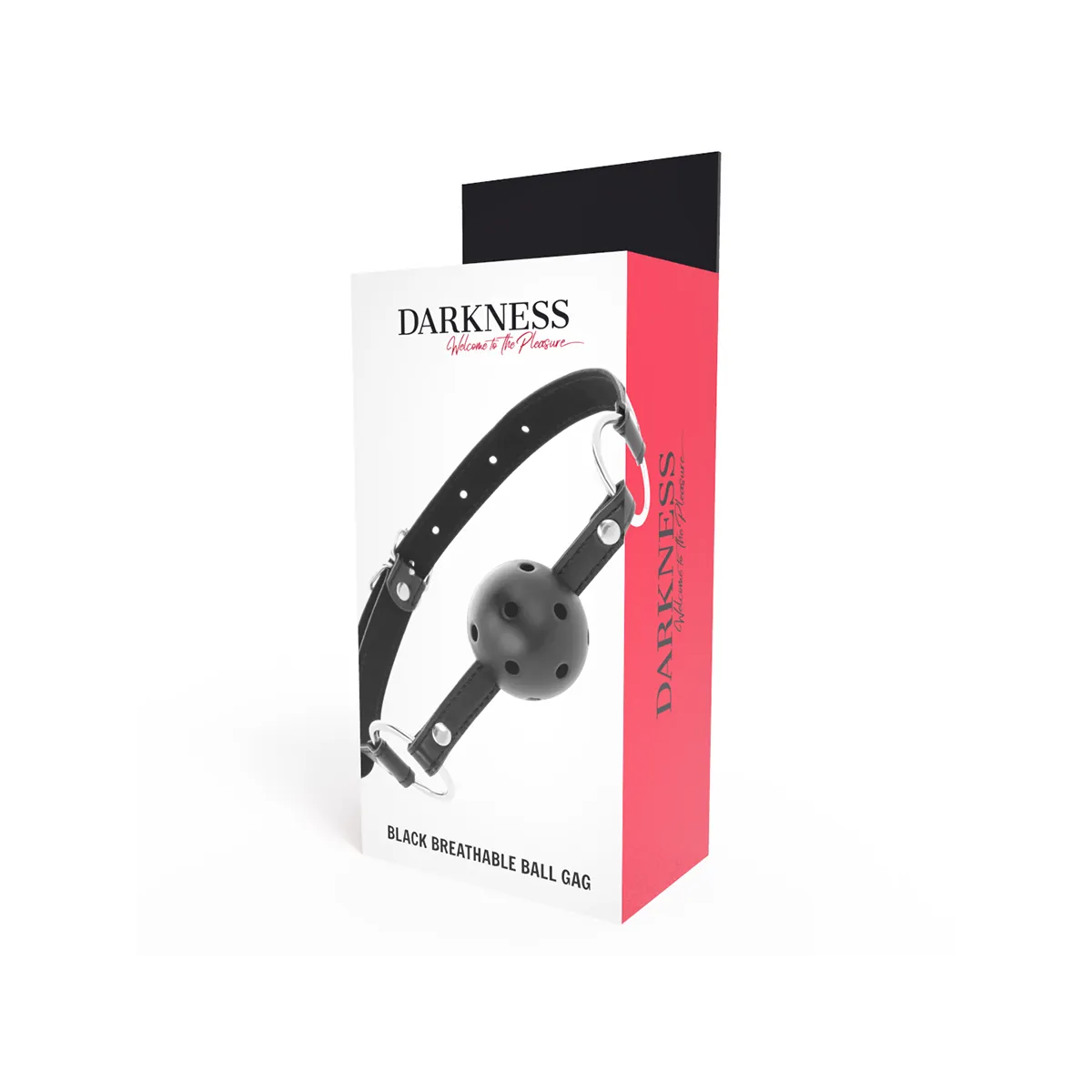 Schwarzer Atmungsaktiver Knebel von Darkness Bondage | Fesselliebe.de