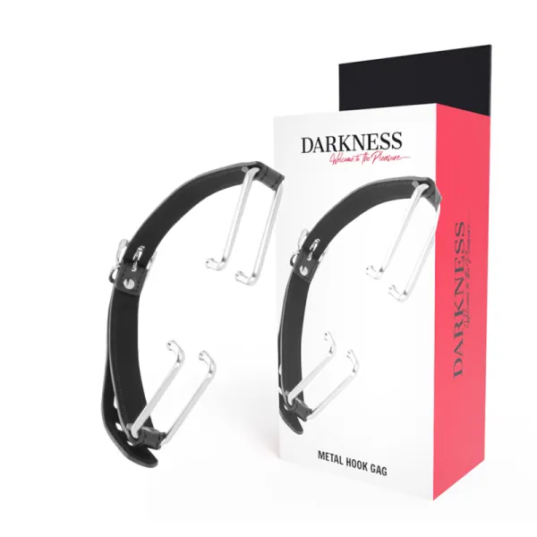 Knebel mit Schwarzem Haken von Darkness Bondage | Fesselliebe.de