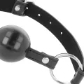 Schwarzer Ballknopf von Darkness Bondage